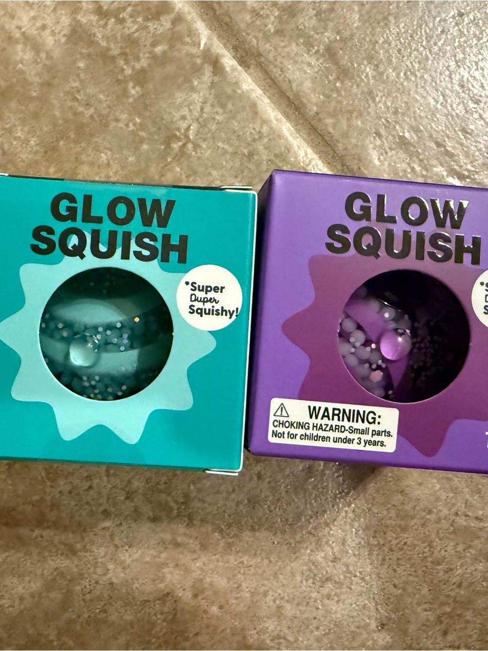 Target Jadore Glow Squish Toy - 1 Teal & 1 Purple